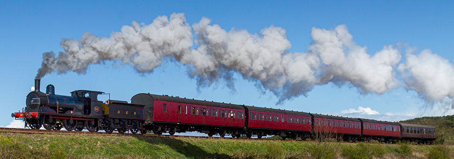 The Poppy Line steam train