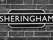 Sheringham station railway sign