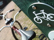 Picture of a cycle route sign